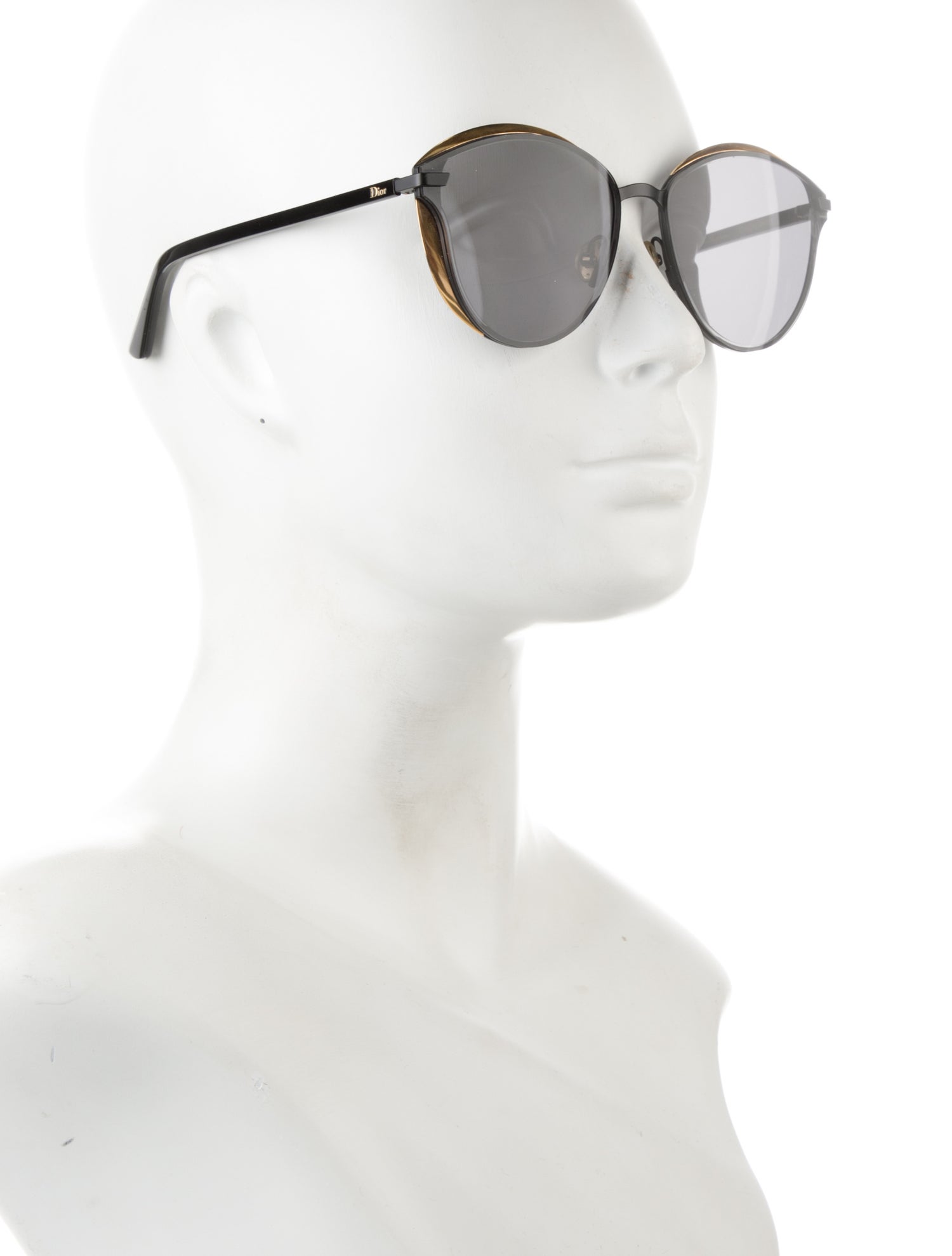 Christian Dior Round Tinted Sunglasses